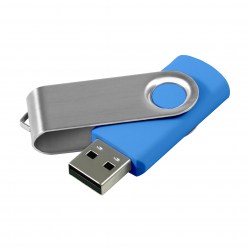 Флеш-память под логотип 16 Гб USB TWISTER 2.0, голубой 